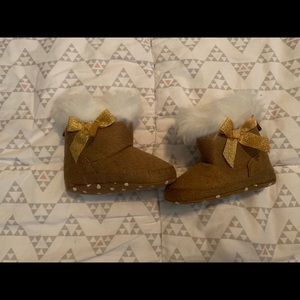 Baby brown boots